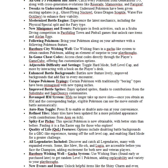 Pokemon Emerald Seaglass GBA ROM Hack Video Game - Picture 8 of 10